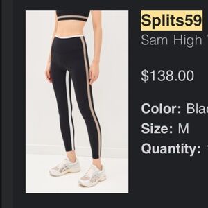 Splits59 Leggings- size M but runs very small